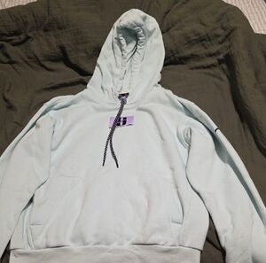 Nike Sabrina Ionescu Light Blue Fleece Basketball Hoodie-